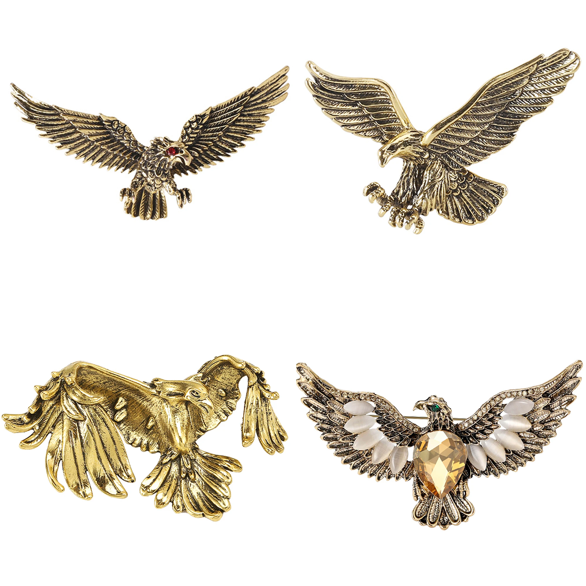 Women'S Accessories Categories - Broches de águia esmaltados para mulheres,