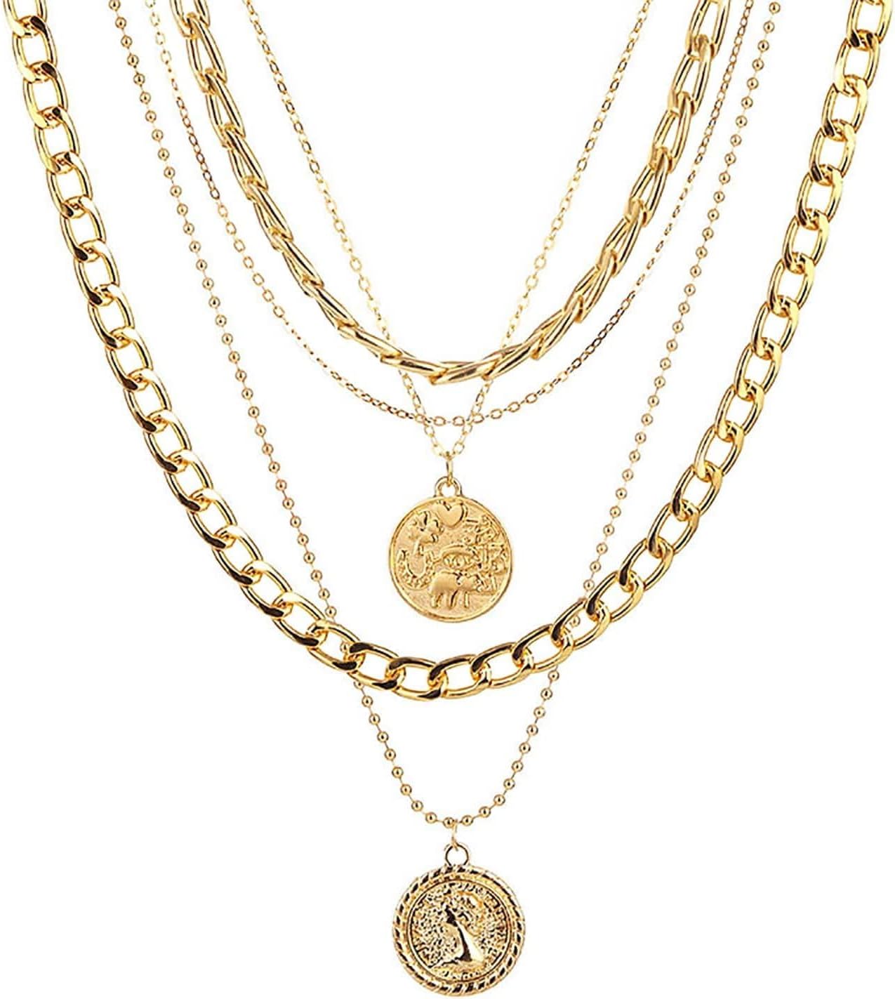 Women'S Accessories In The 80S - Colar pirata de ouro em camadas