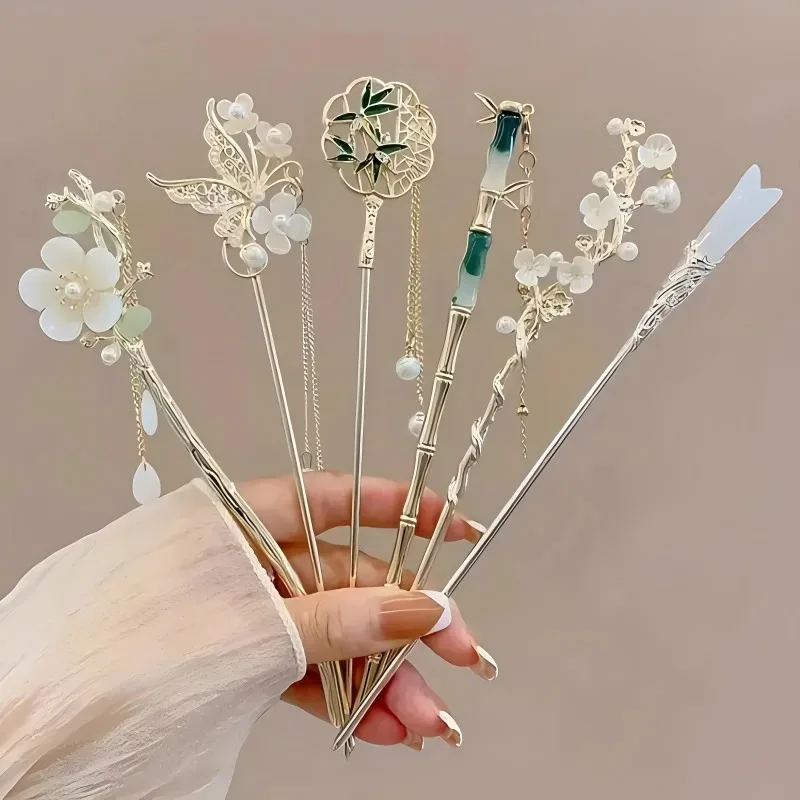Women'S Accessories Designer - Elegante Presilha de Cabelo Estilo Chinês