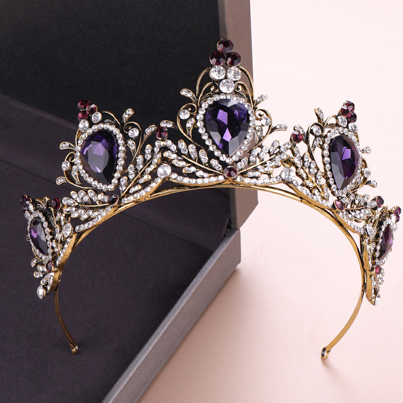 Women'S Hair Accessories Wedding - Tiara Elegante Barroca Vintage para Casamento