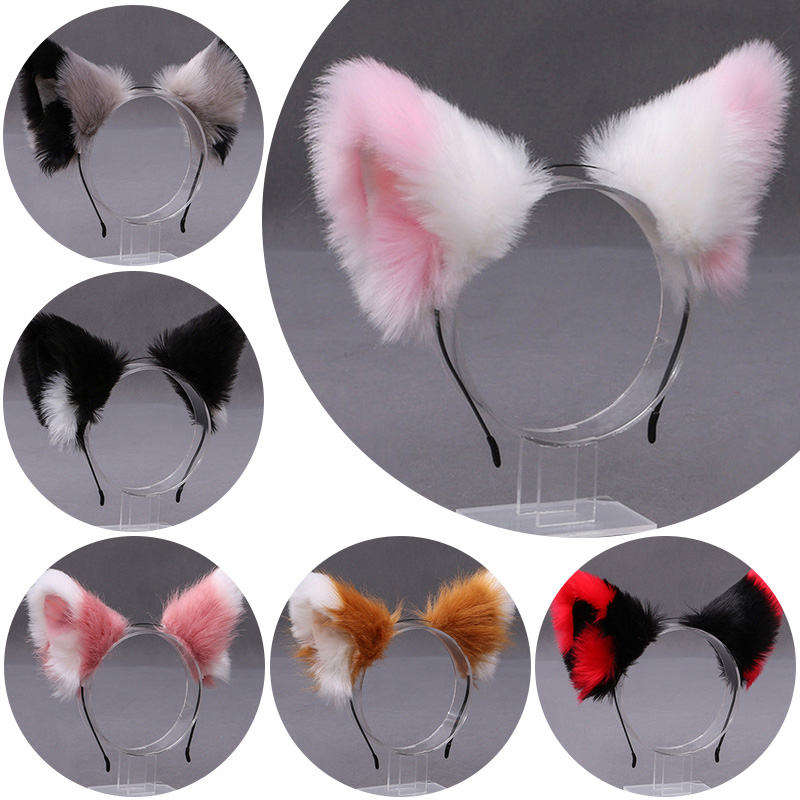 Women Accessories Earrings - Tiara de Pelúcia Orelhas de Gato