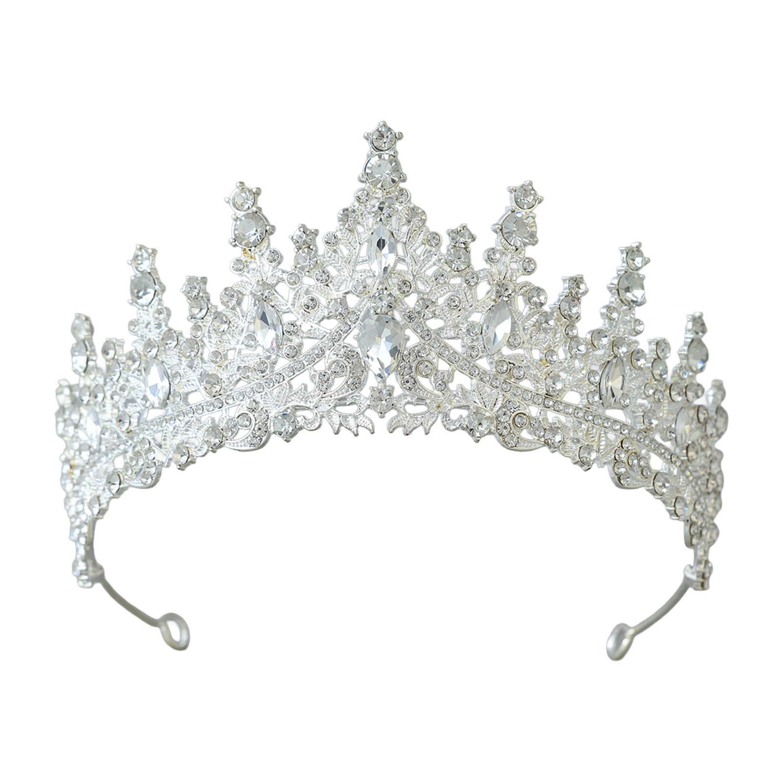 Women Accessories For Wedding - Coroa de Noiva com Strass Brilhantes