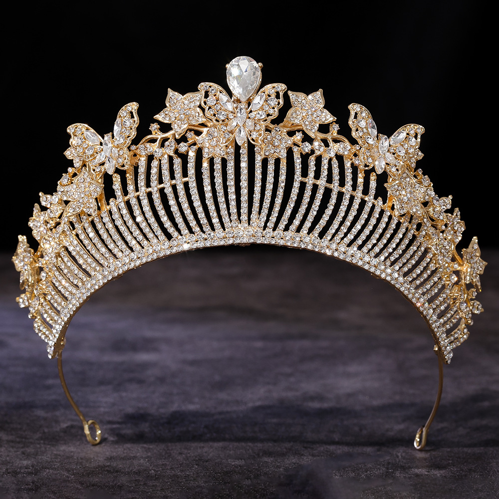 Tiara de liga metálica com cor - Women'S Hair Accessories Wedding avaliação e preço