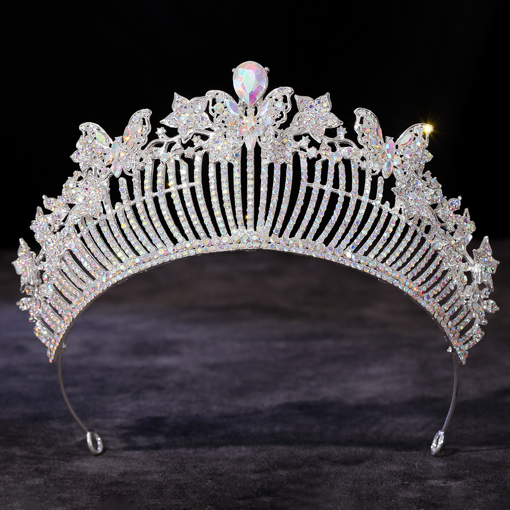 Tiara de liga metálica com cor - Women'S Hair Accessories Wedding avaliação e preço