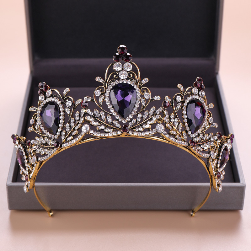 Tiara Elegante Barroca Vintage - Women'S Hair Accessories Wedding avaliação e preço
