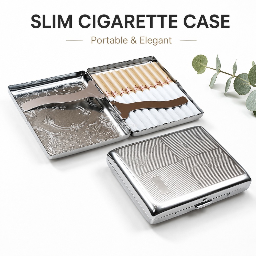 Estojo de Cigarros em Aço Inox - Women'S Accessories avaliação e preço