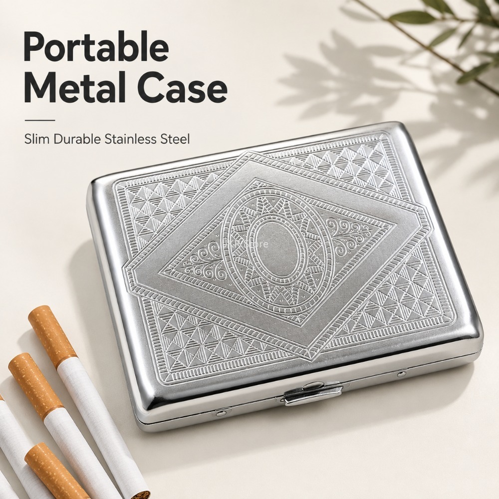 Estojo de Cigarros em Aço Inox - Women'S Accessories avaliação e preço