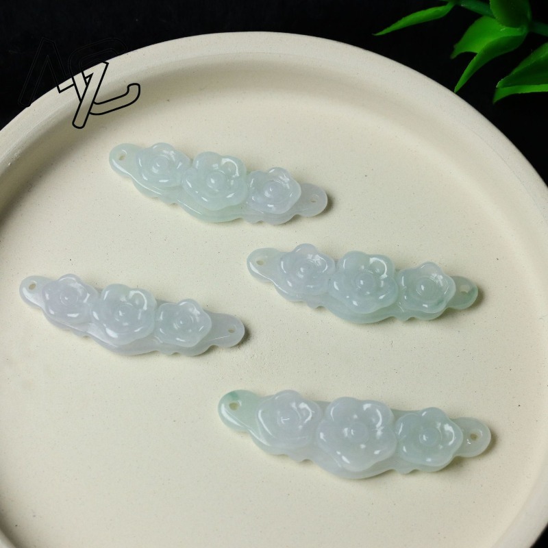 1 peça de Flor de Jadeíta Natu - Women Accessories For Gift avaliação e preço