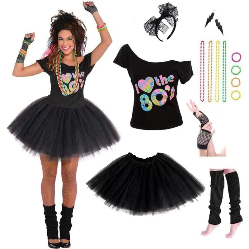 Fantasia Feminina Anos 80 com  - Women Accessories Earrings avaliação e preço