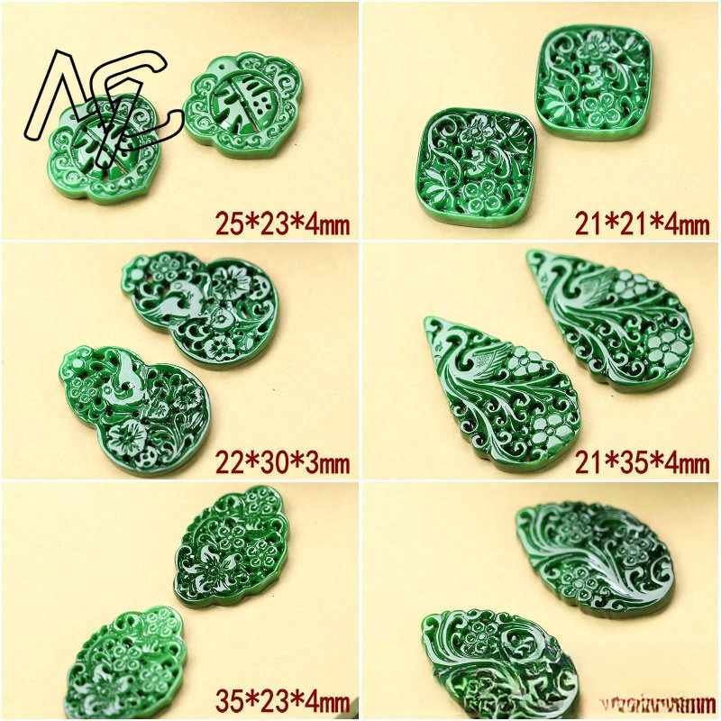 2 Peças DIY Esmeralda Verde Na - Women Accessories For Gift avaliação e preço