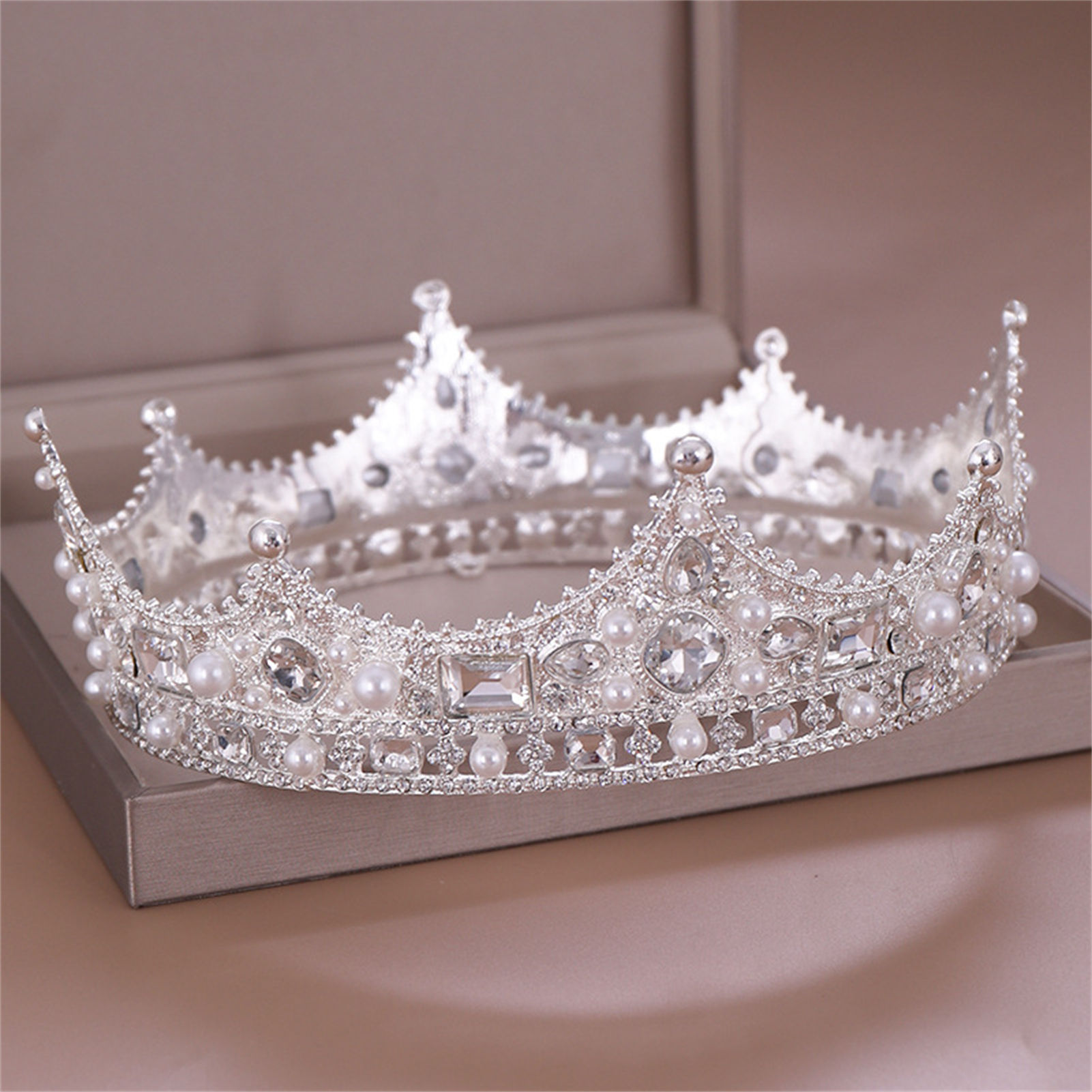 Liga coroa tiara retro nupcial - Women'S Hair Accessories Wedding avaliação e preço